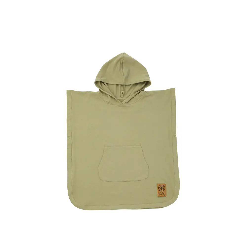Uv Poncho 1 3 år   Olive Green fra Cloby