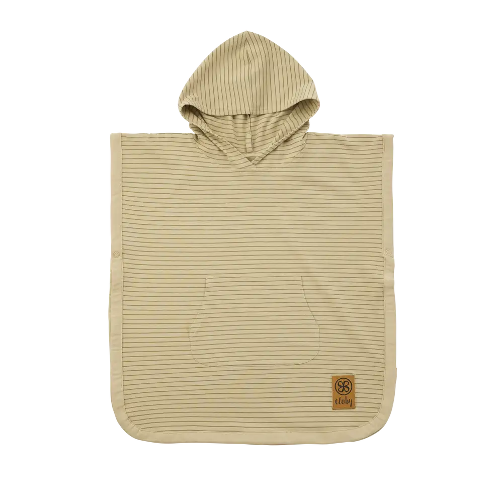 Uv Poncho 1 3 år   Sandy Beach Olve Green fra Cloby