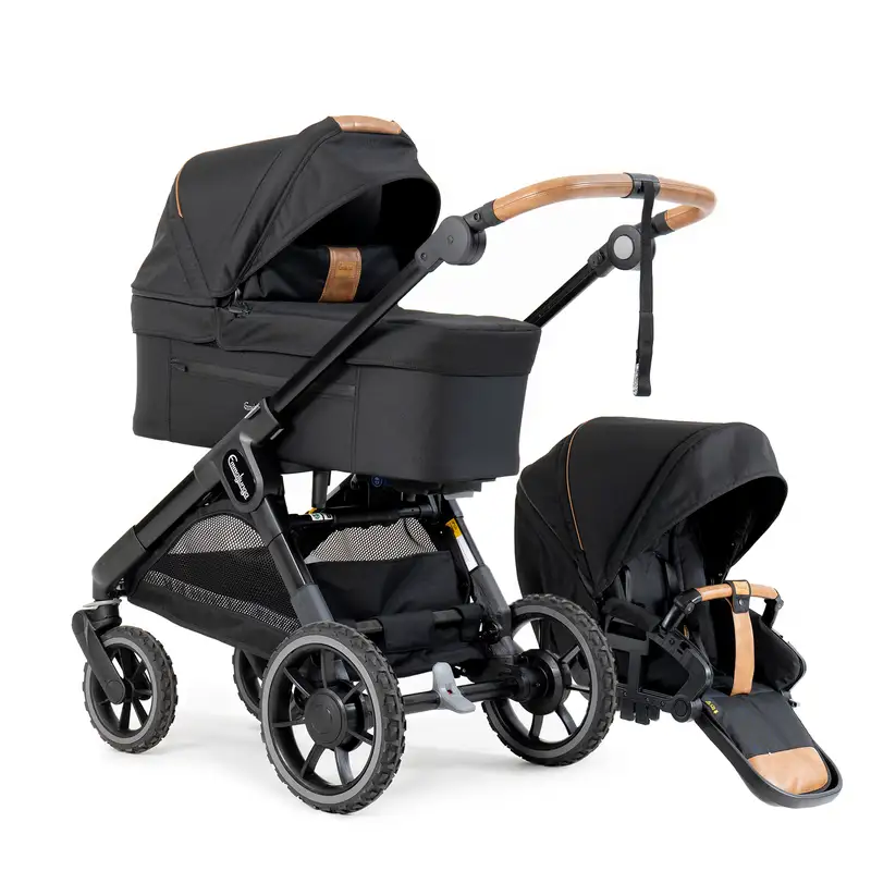 Sento Max Flat Combi Outdoor Black fra Emmaljunga