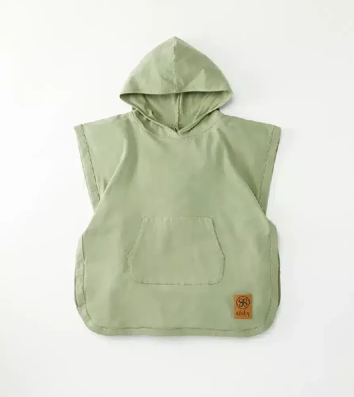 Uv Poncho Olive Green (3 5 år) fra Cloby