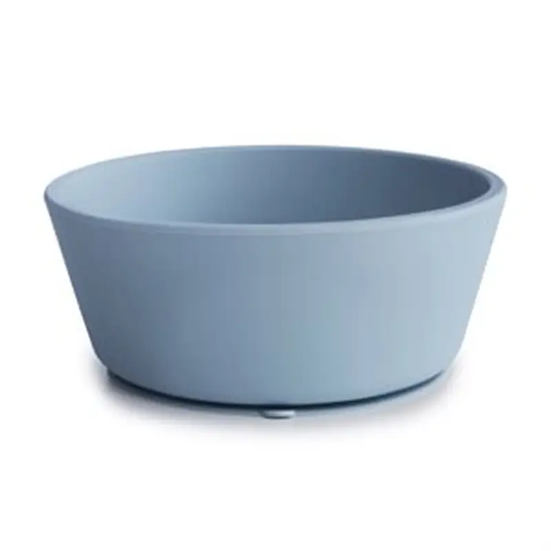 Silikone Skål Powder Blue fra Mushie