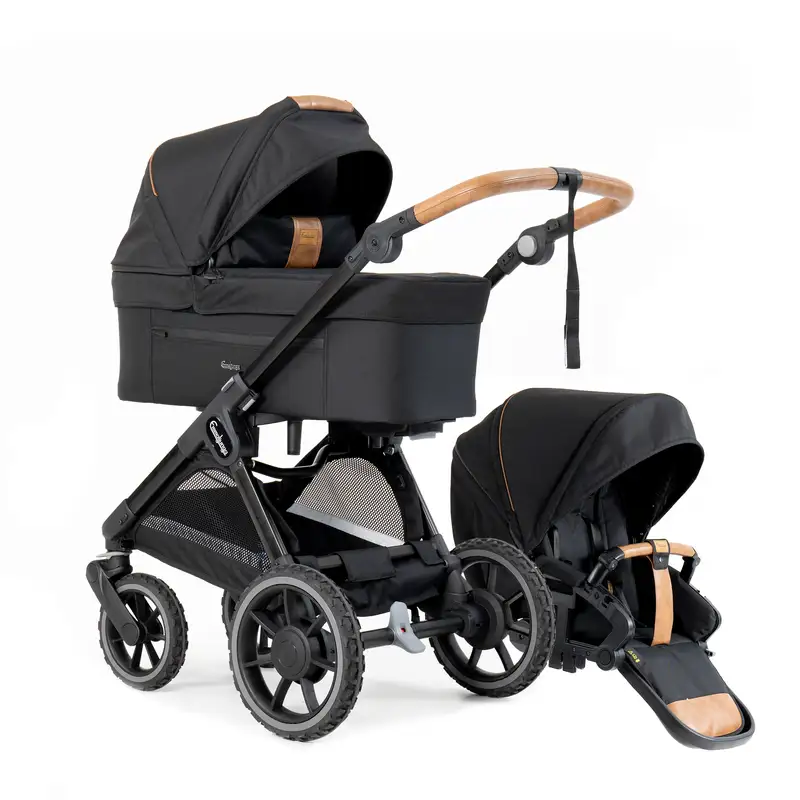 Sento Pro Flat Combi   Outdoor Black fra Emmaljunga