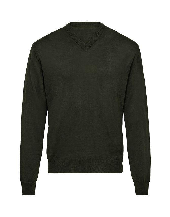 V Neck Merino fra Black Blue