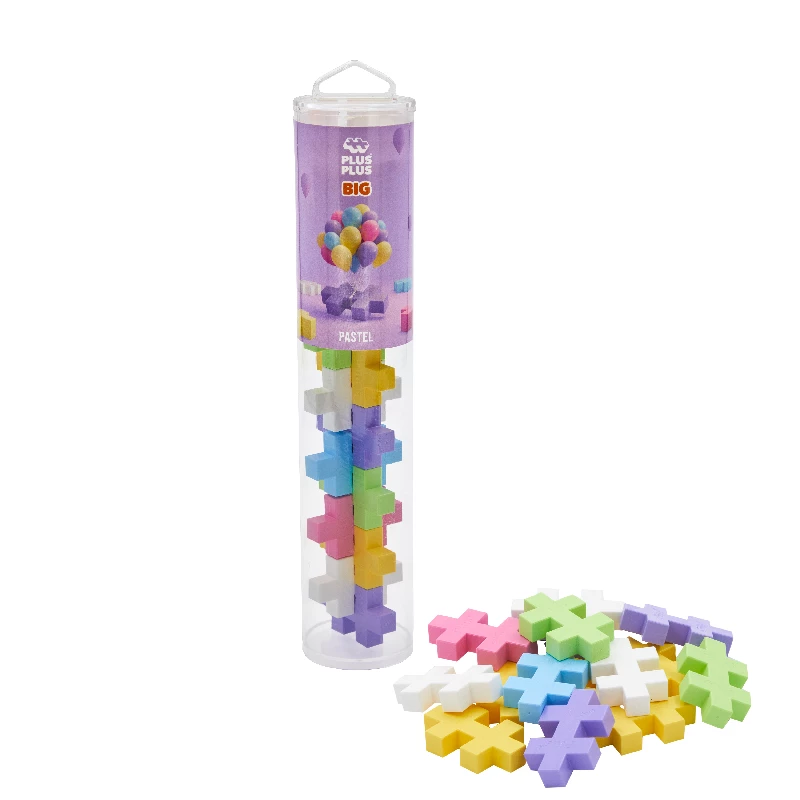 Tube Plus Plus Big Pastel 15 Pcs   Tube 2x10" fra Plus-plus