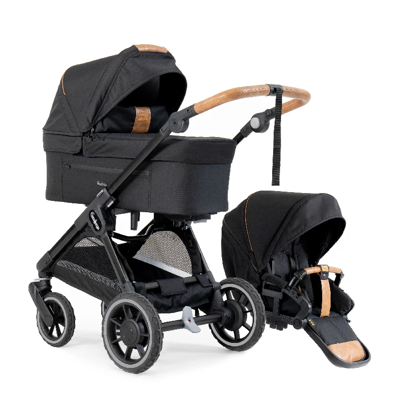 Sento Flat Combi Outdoor Black fra Emmaljunga