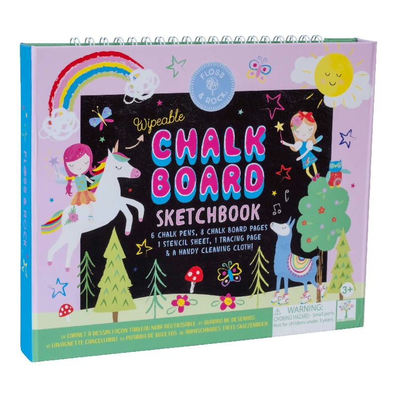 Tavle Skitsebog   Rainbow Fairy fra Floss & Rock