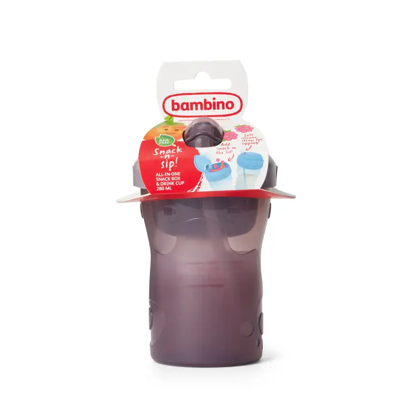 Snack & Sip Cup Lilla fra Bambino