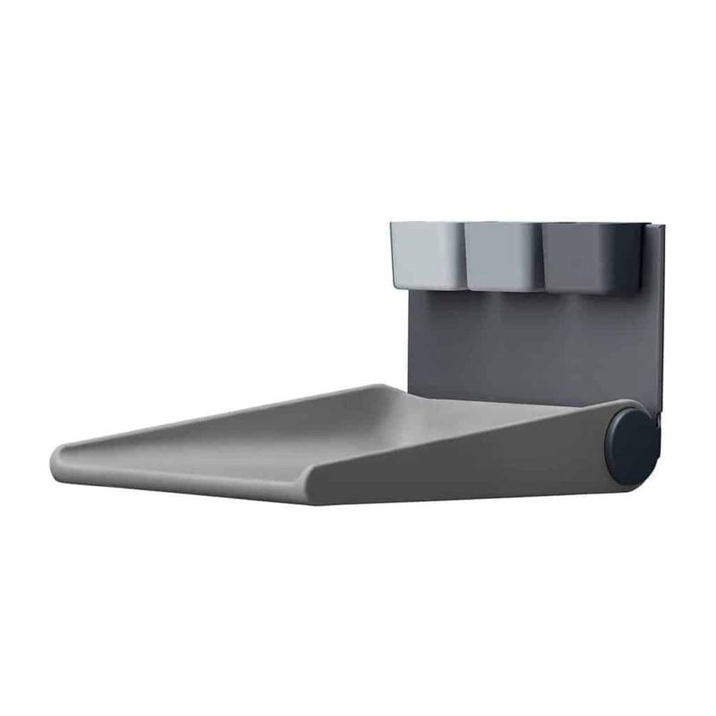 Wallyâ¢ Væghængt Puslebord   Dusty Grey fra Leander