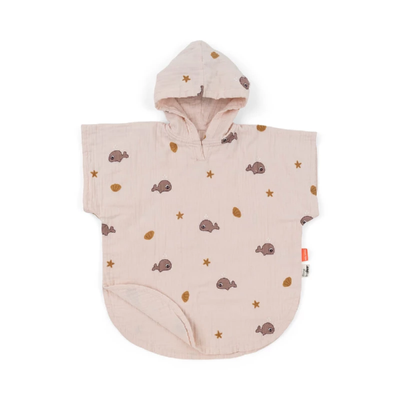 Strand Poncho Gots Wally Pudder fra Done By Deer
