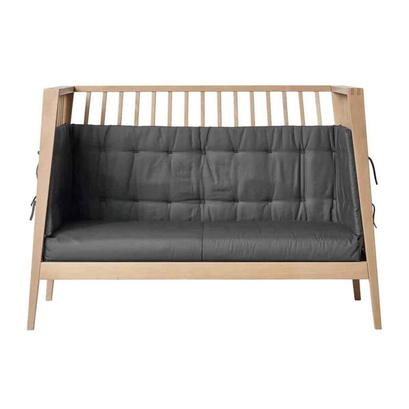 Sofasæt Til   Lineaâ¢ Lunaâ¢ Babyseng 120 Cm   Cool Grey fra Leander