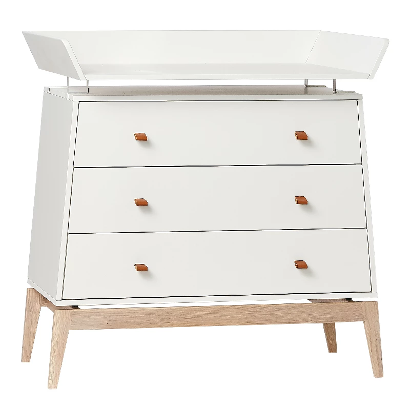 Lunaâ¢ Kommode Inkl. Pusleenhed   Hvid fra Leander