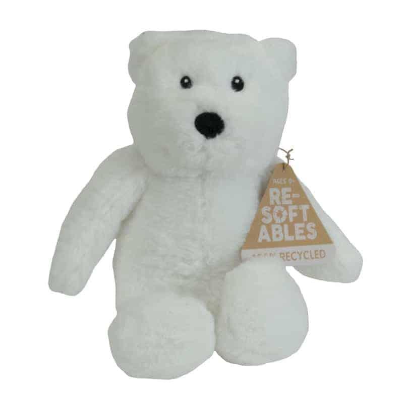 Bamse, Hvid 25 Cm fra Resoftables
