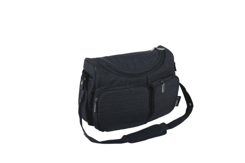 Pusletaske   Light Grey Melange fra Basson Baby