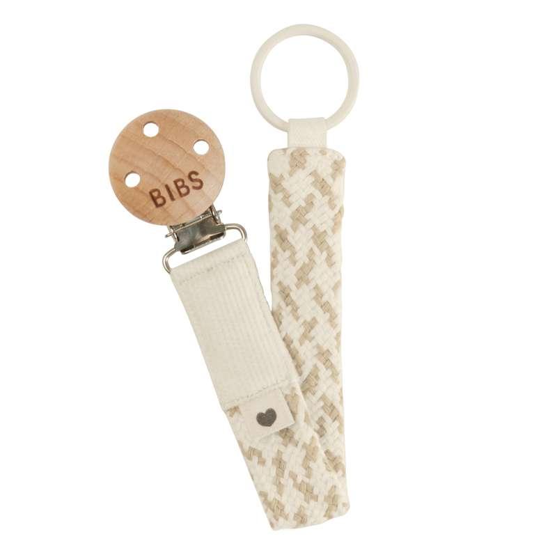 Accessories   Paci Braid Suttesnor   Ivory Vanilla fra Bibs