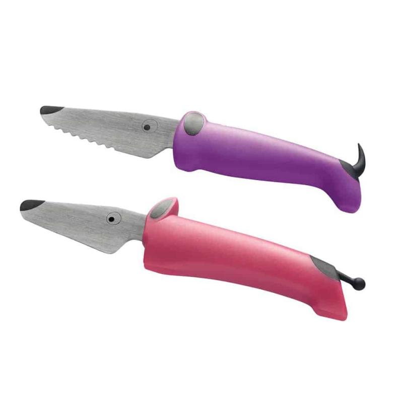 Børnekokkeknivsæt, Pink Lilla fra Kinderkitchen