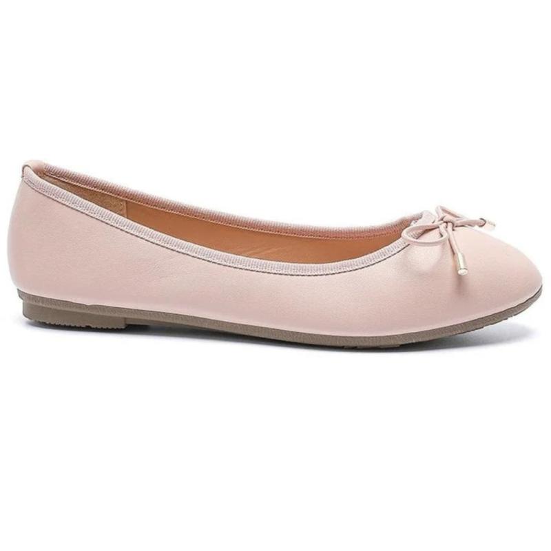 Alli Dame Ballerinasko Vg256   Rosa fra Shoes