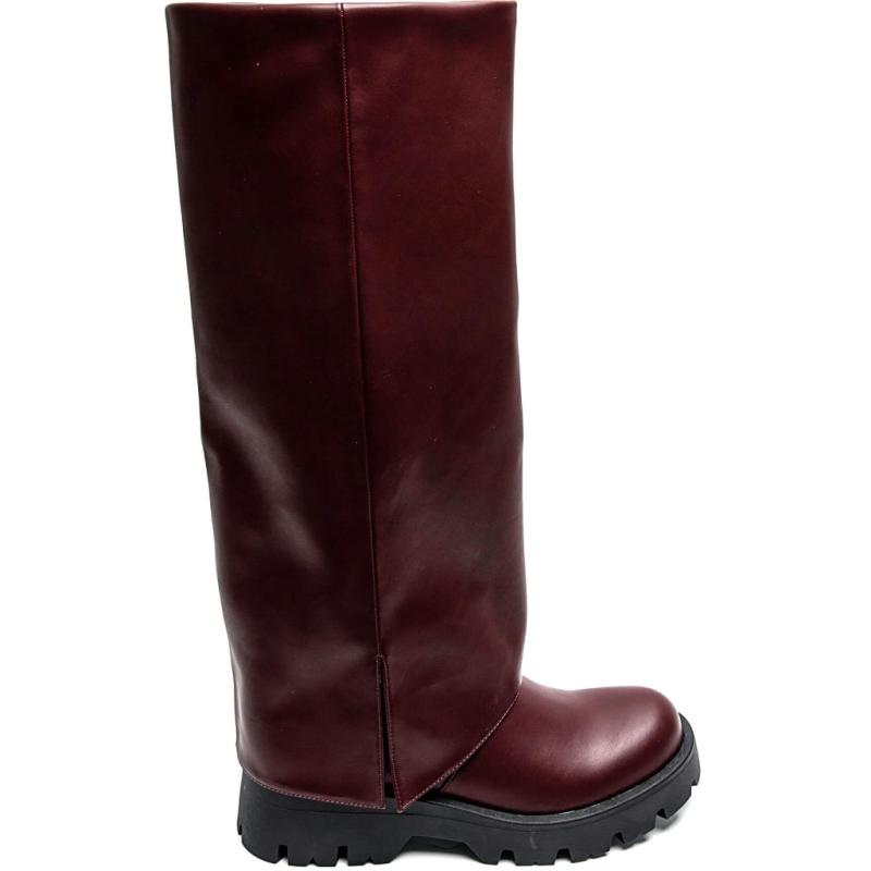 Aubine Dame Støvler 7652a   Wine fra Shoes