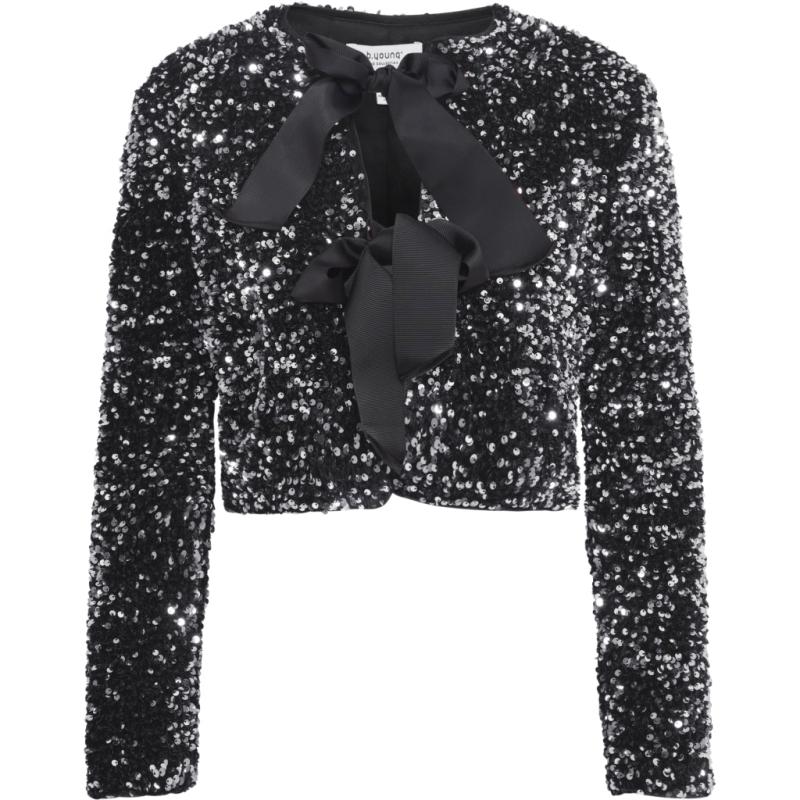 Dame Bluse Bypaillet   Silver Sequin Mix fra B.young