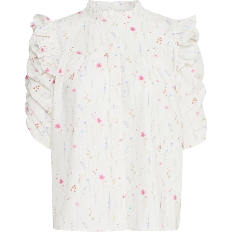 Dame Skjorte Byfunni   Off White Mix fra B.young