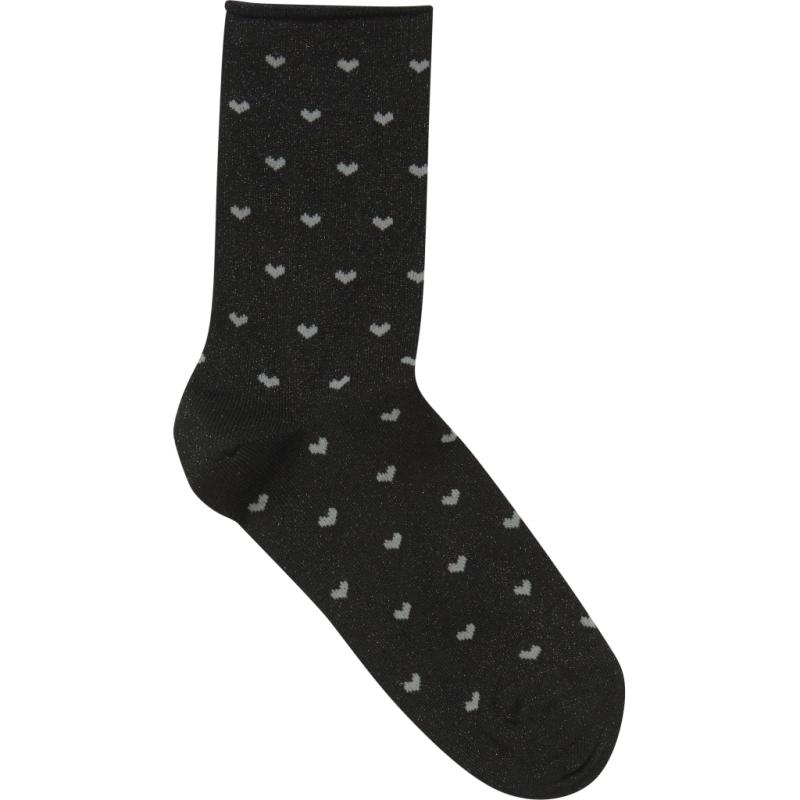 Dame Strømper Bawli   Black Heart Mix fra B.young