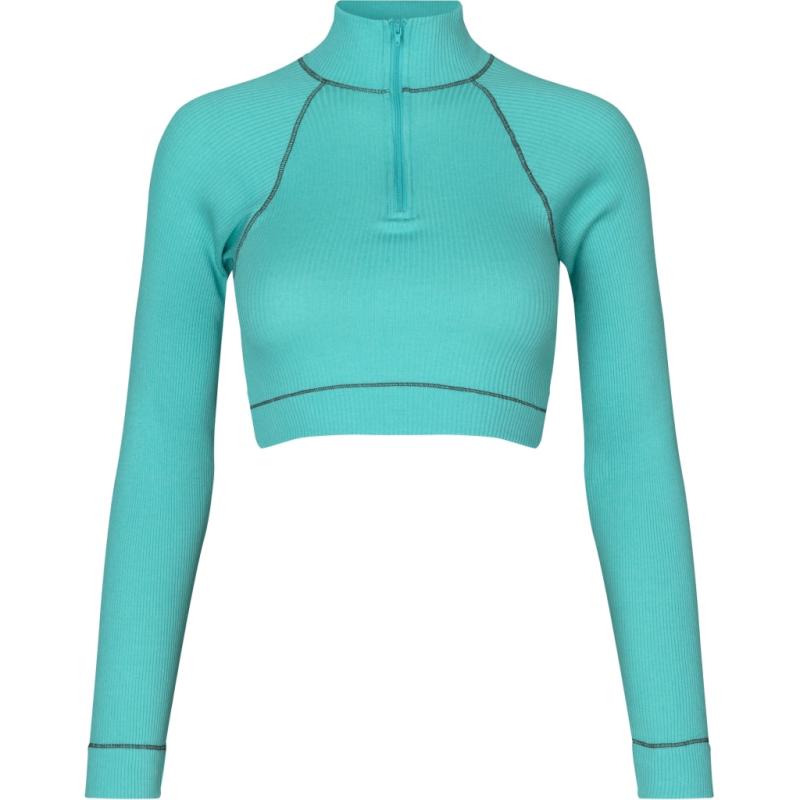 Barbara Kristoffersen Bluse Bk147 756   Amazonite fra Rosemunde