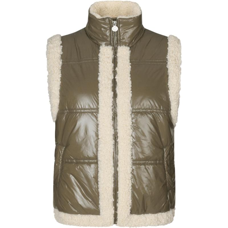 Barbara Kristoffersen Teddy Vest Bk140   Armyna fra Rosemunde