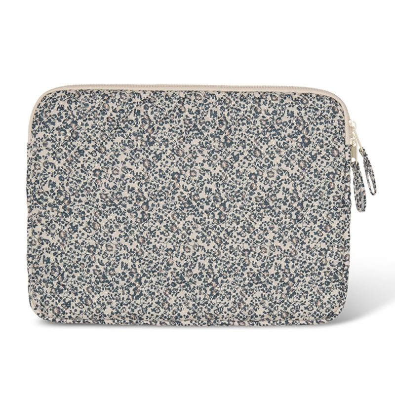 Evan Ipad Sleeve   Flores Sandshell Blue fra That's Mine