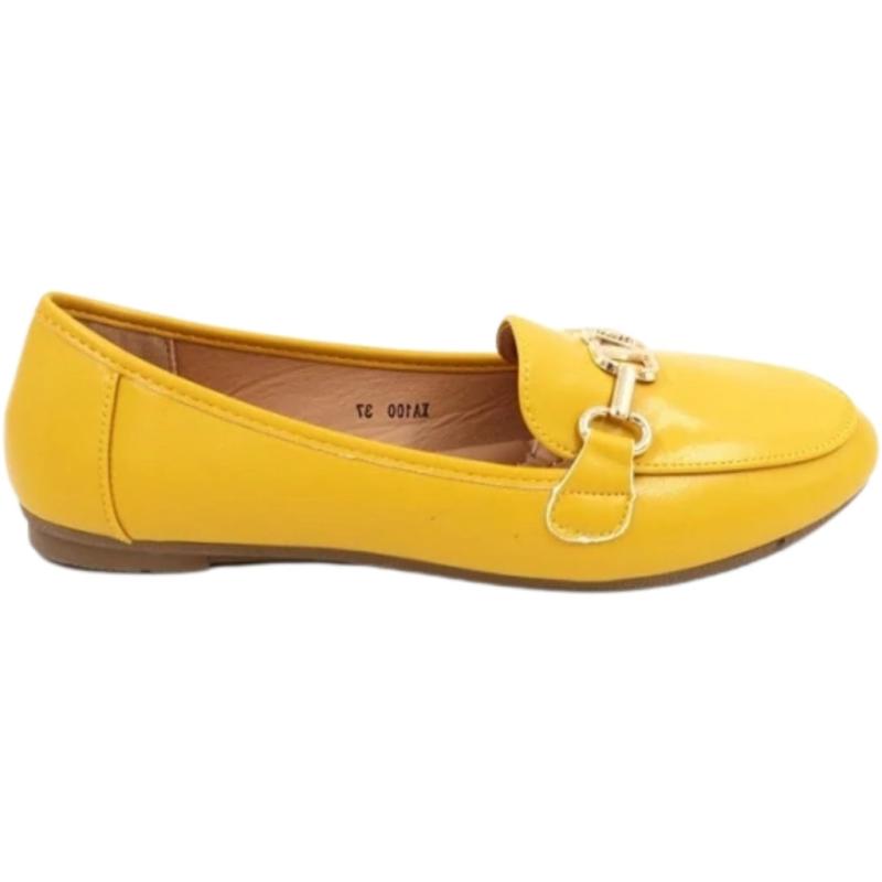 Clara Loafers Xa100   Yellow fra Shoes