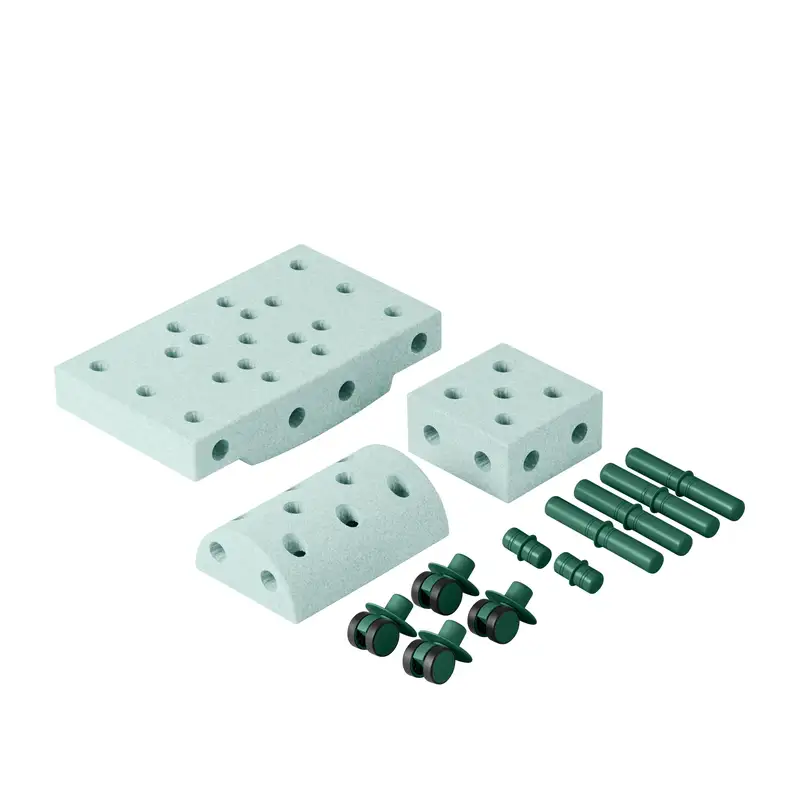 Curiosity Set Ocean Mint   Forest Green fra Modu