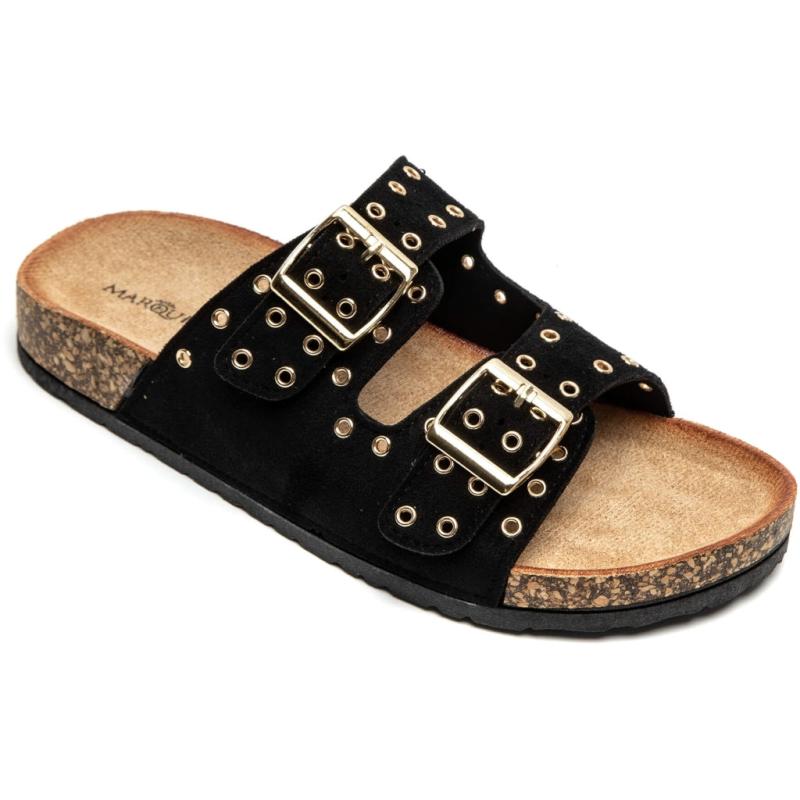 Cyrille Dame Sandaler 1150   Black fra Shoes