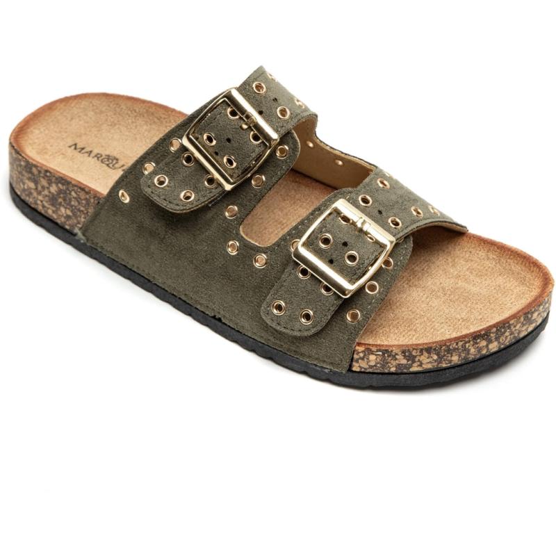 Cyrille Dame Sandaler 1150   Green fra Shoes