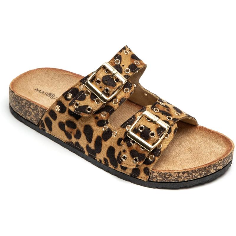 Cyrille Dame Sandaler 1150   Leopard fra Shoes