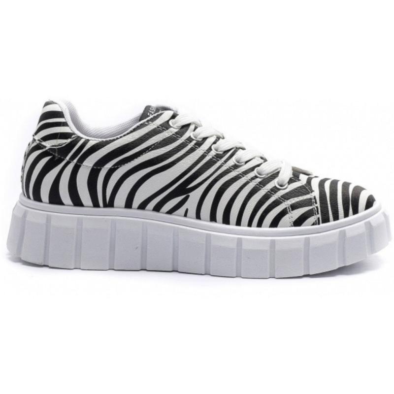 Dame Sneakers 6374 Zebra fra Shoes