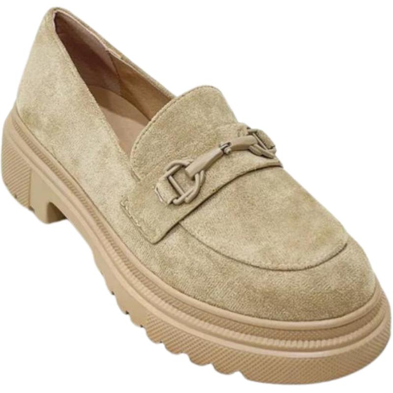 Lissa Dame Loafers Hx20   Kaki fra Shoes
