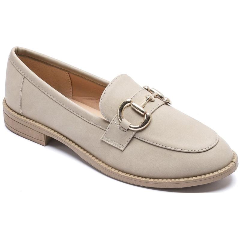 Jessy Dame Loafers Vg261   Kaki fra Shoes