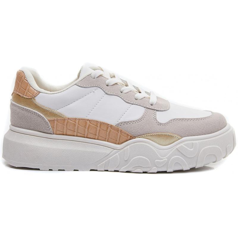 Dame Sneakers 6135   Beige fra Shoes