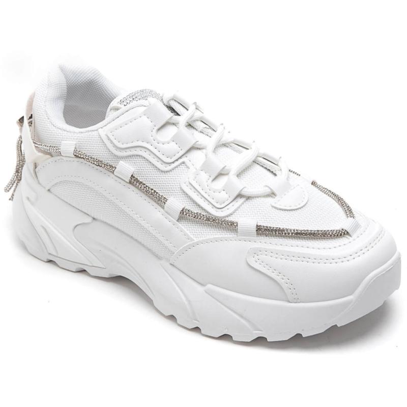 Charlotte Dame Sneakers 7580   White fra Shoes