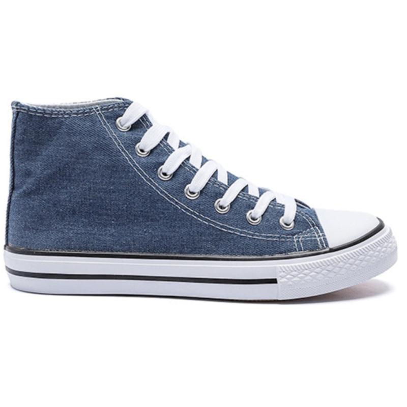Heidi Dame Sneakers Xa001   Dark Blue Jeans fra Shoes