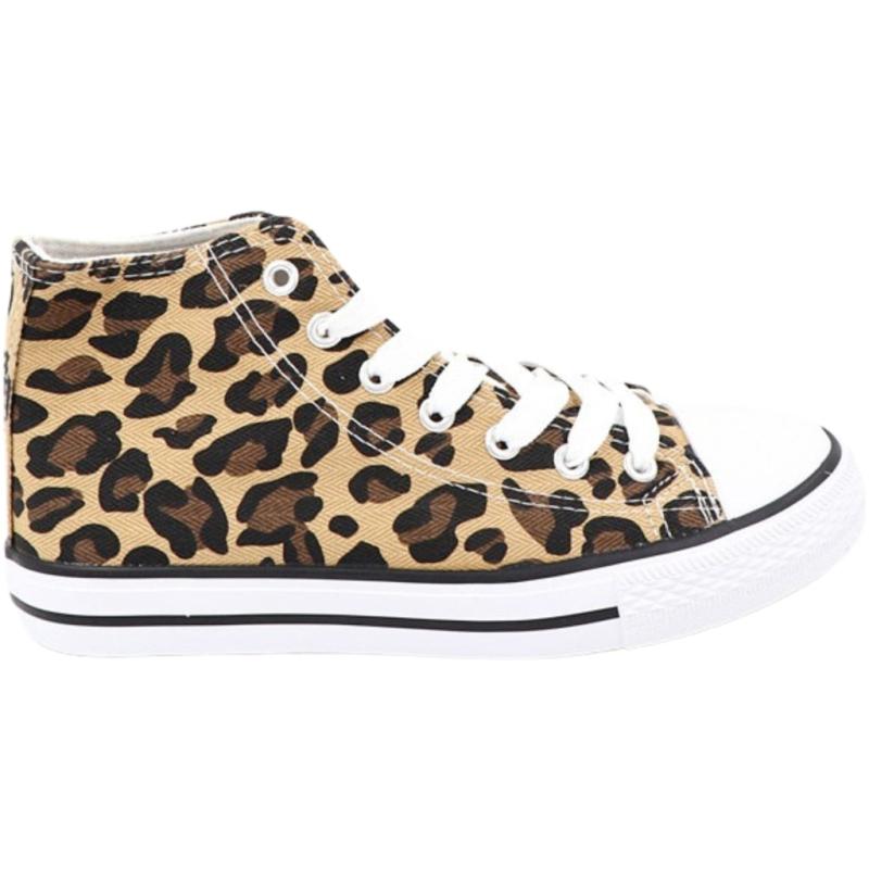 Heidi Dame Sneakers Xa001   Leopard fra Shoes