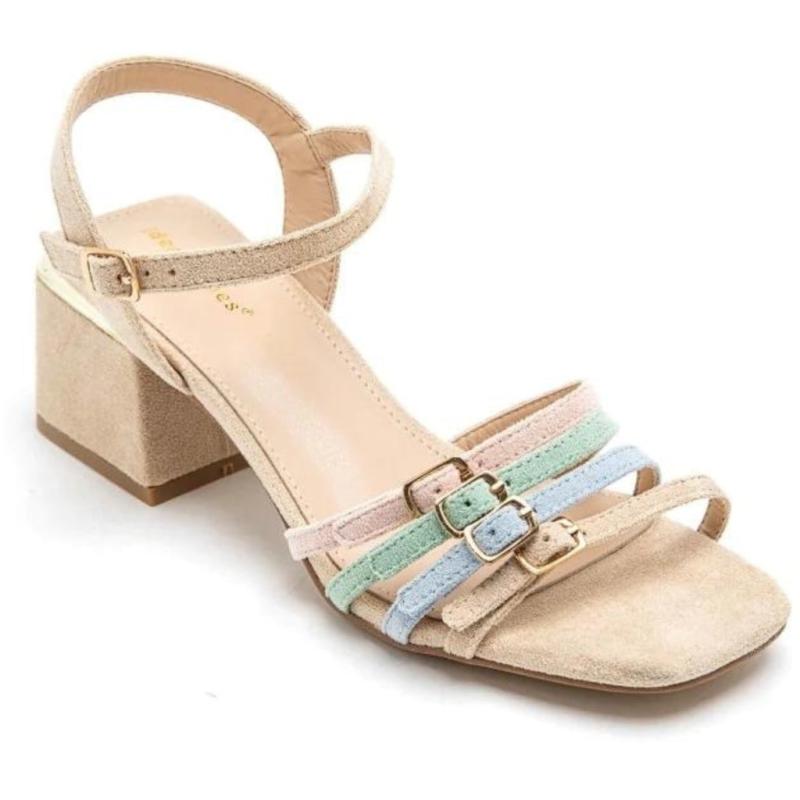 Silje Dame Stilet 7217   Beige fra Shoes