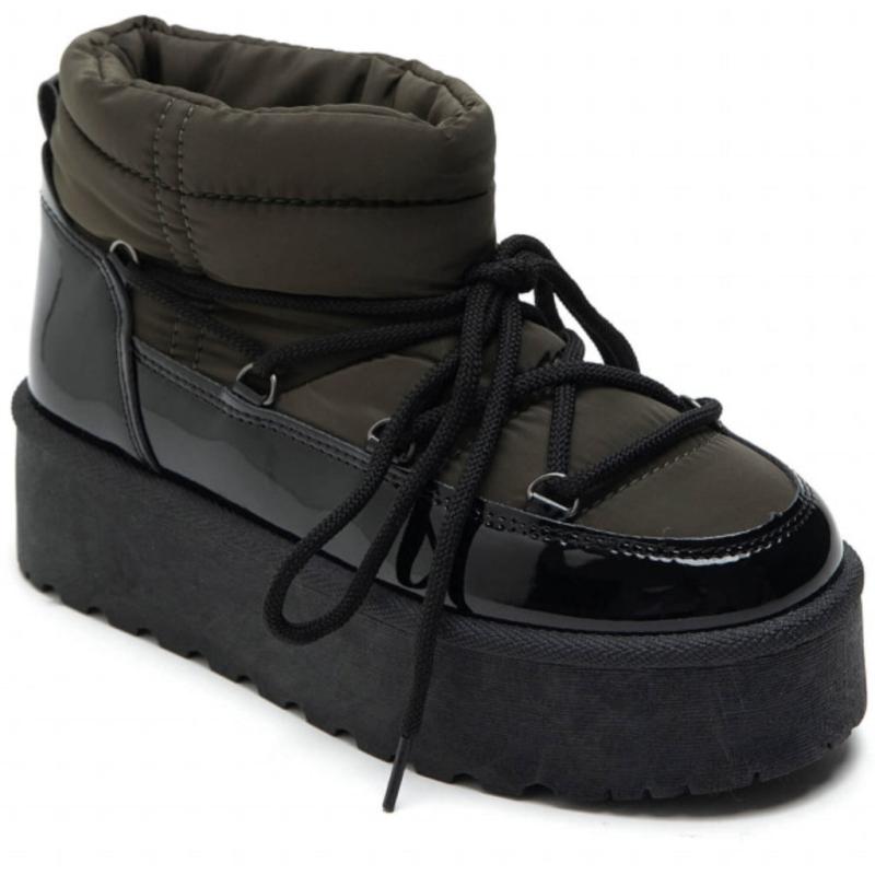Franny Dame Støvler 7532   Green fra Shoes