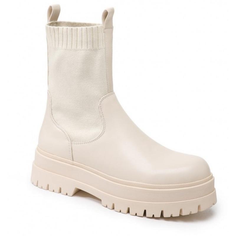 Dame Støvler 9022   Beige fra Shoes