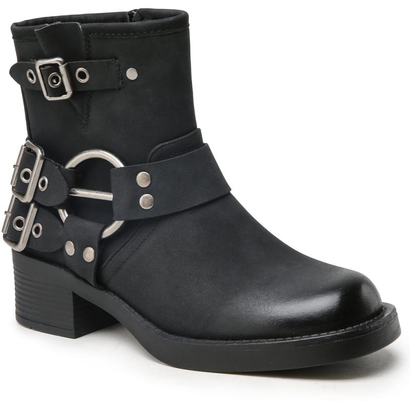 Sala Dame Bikerstøvler 9201   Black fra Shoes