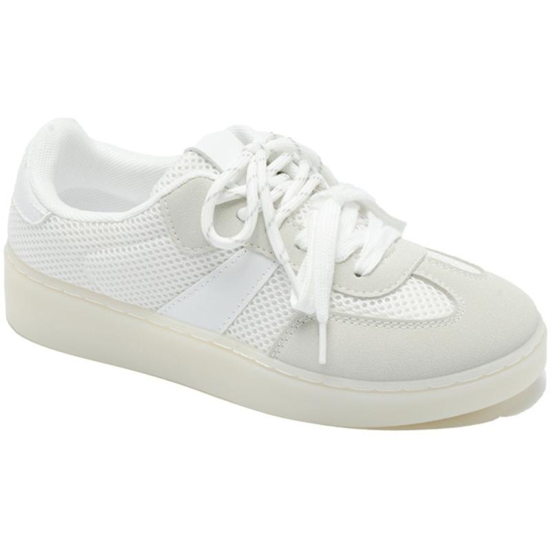Delia Dame Sneakers 6501   White fra Shoes