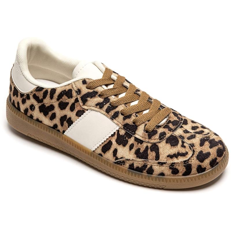 Elie Dame Sneakers 8965   Leopard fra Shoes