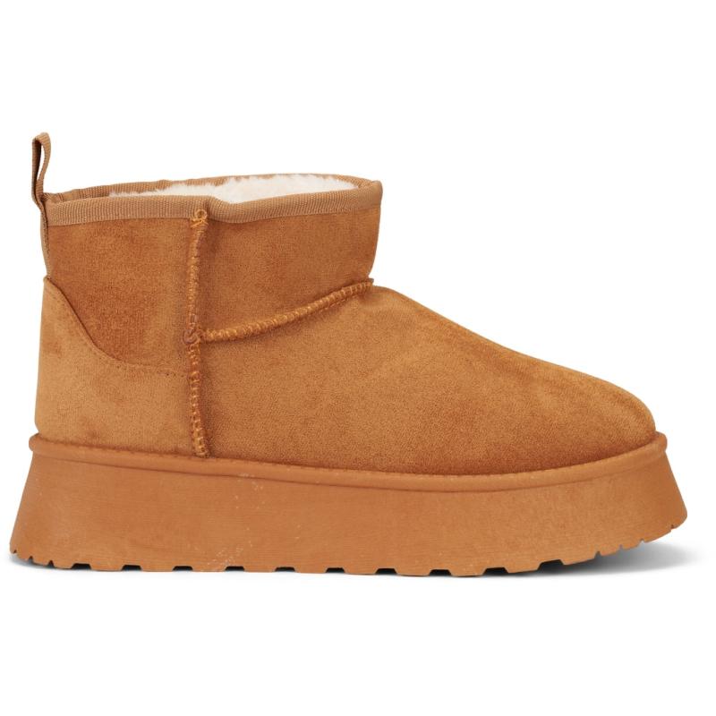 Elodie Dame Bamsestøvler 2564   Camel fra Shoes