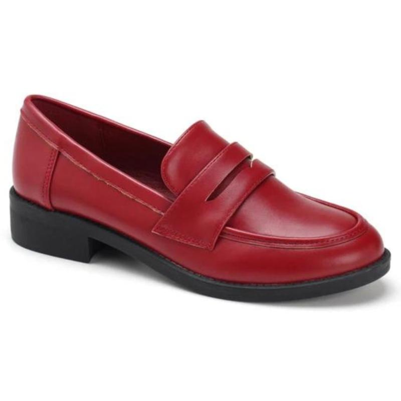Eloise Dame Loafers 8230   Burgundy fra Shoes