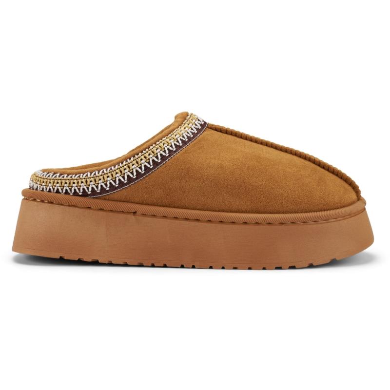 Emeline Dame Bamsestøvler Yl 323   Camel fra Shoes