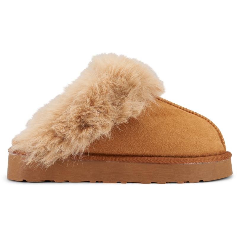Emilia Dame Hjemmesko Yl 322   Camel fra Shoes