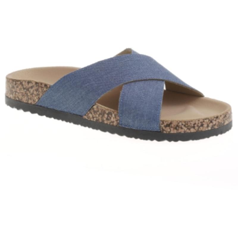 Evie Sandal 2004   Blue fra Shoes